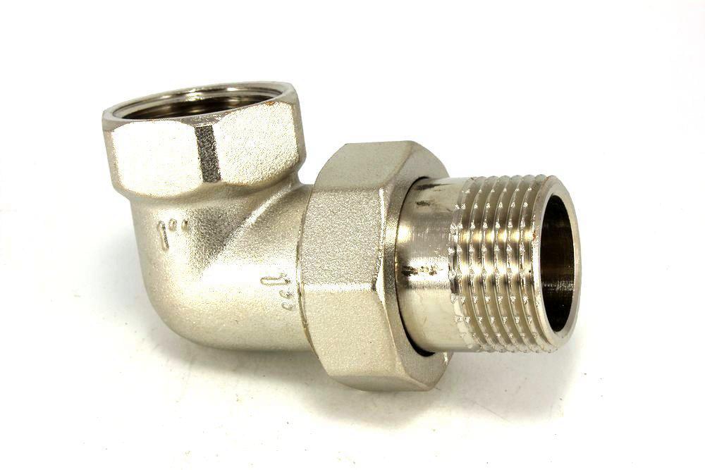 Американка угловая  1" хром VT