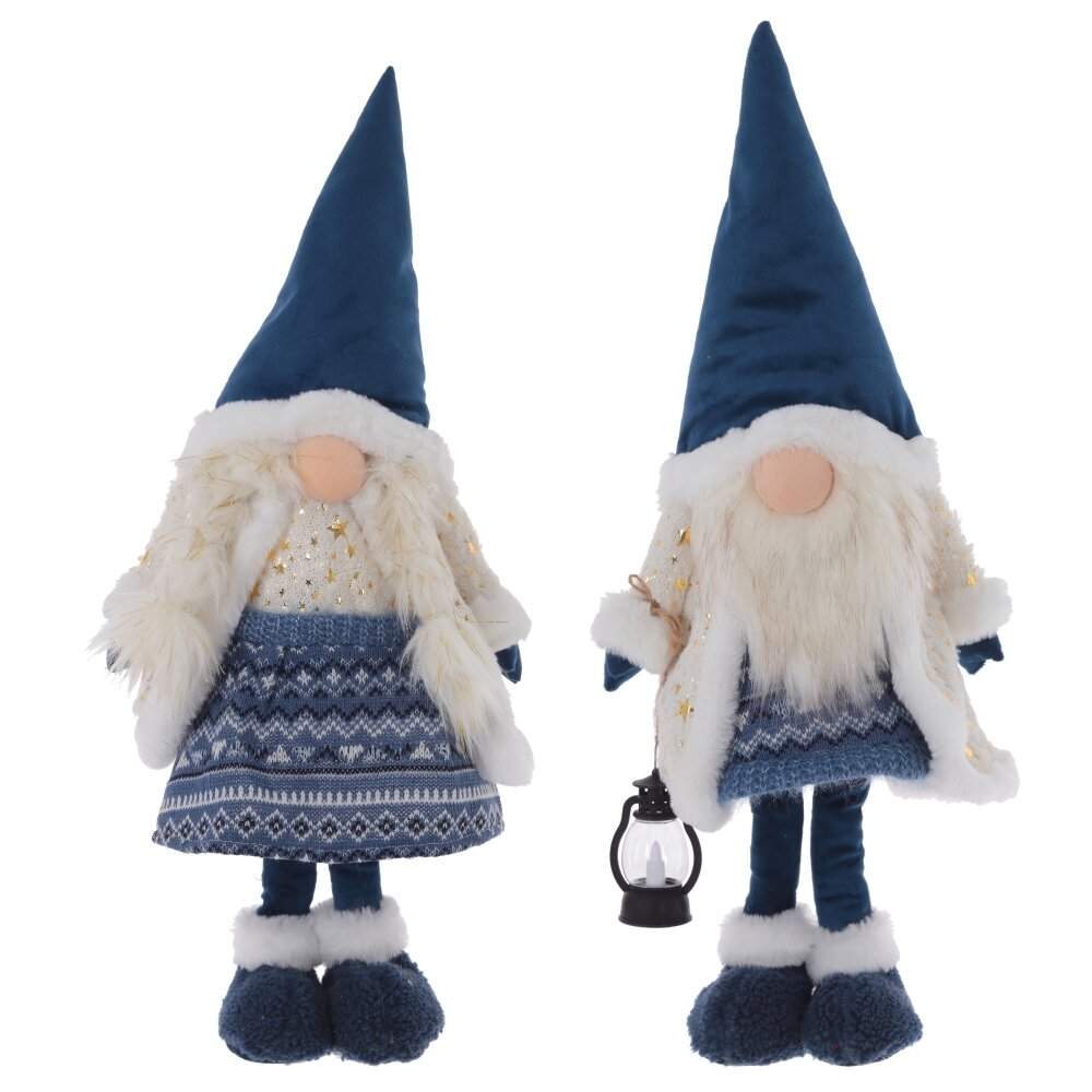 REMECO COLLECTION Игрушка набивная 813460 Гном синий 22х18х60см 2 вида