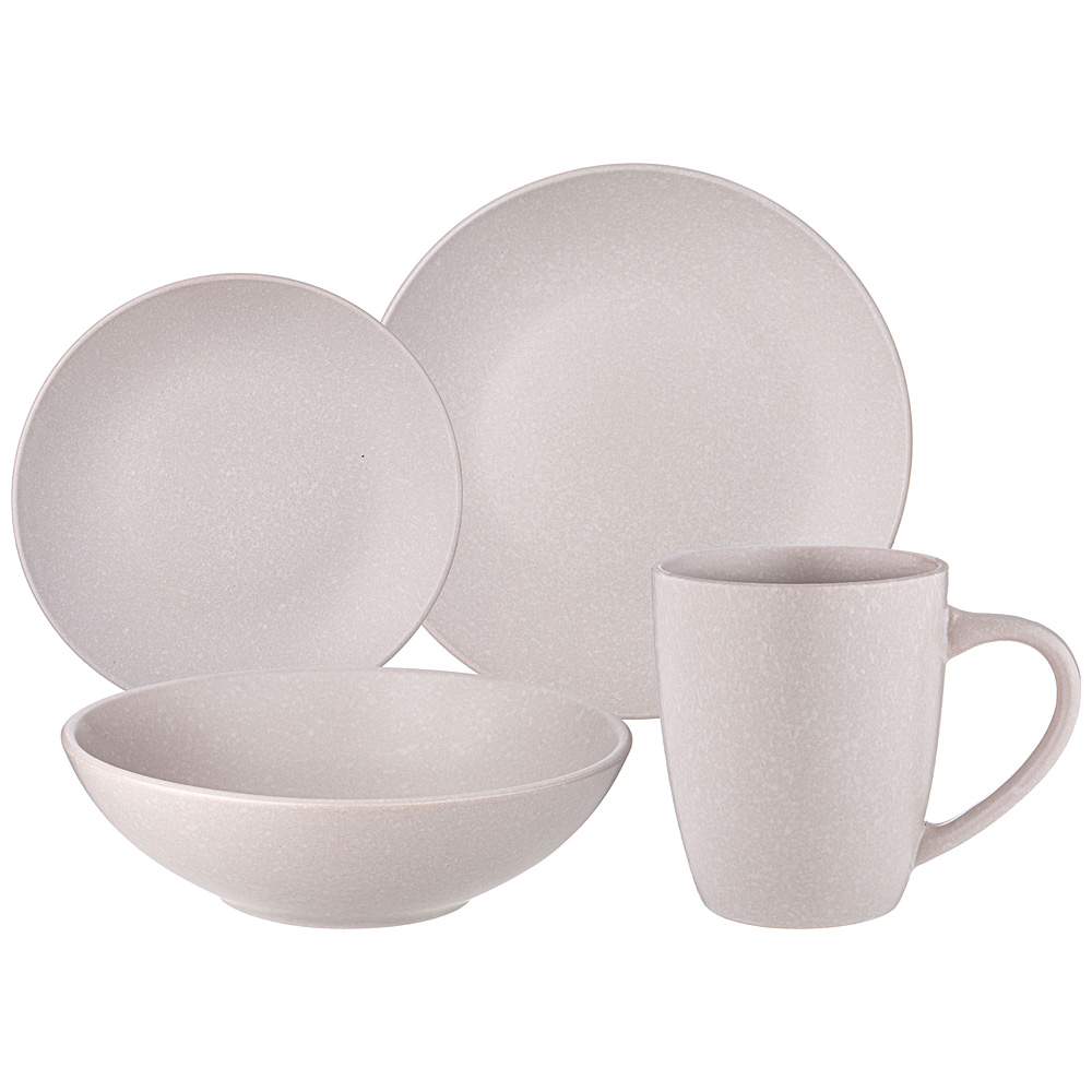 BRONCO Набор обеденный 577-191 Moments крем на 4персоны 16 предметов 