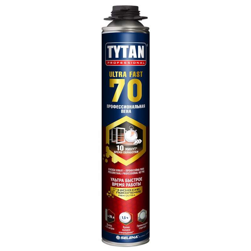 Пена TYTAN Professional Ultra Fast 70 Професиональная  870мл  66534