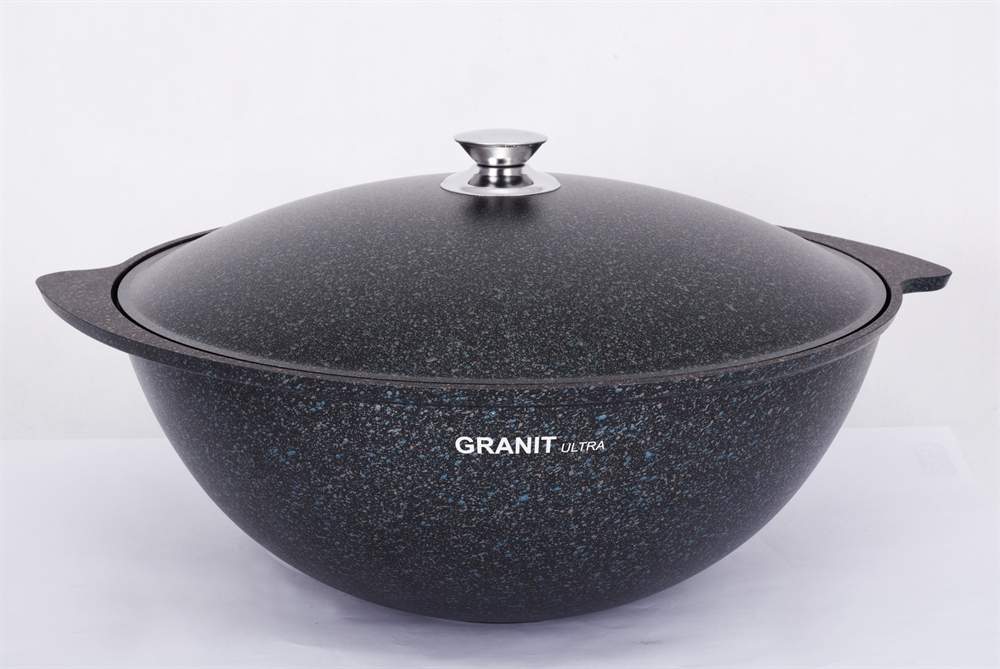 KUKMARA Казан кгг95а 9л АП Granit Ultra (blue) крышка металл