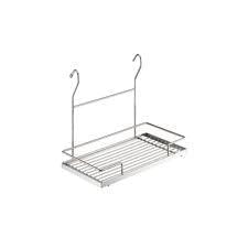 Полка  Хром  YJ-G215  одинарная средняя  350х190х300мм