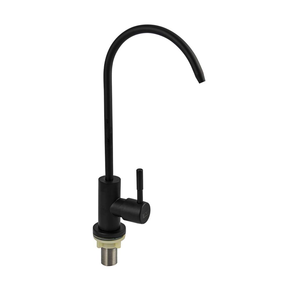 Кран Magnus  9018  на одну воду для фильтра, из нерж.стали, черный