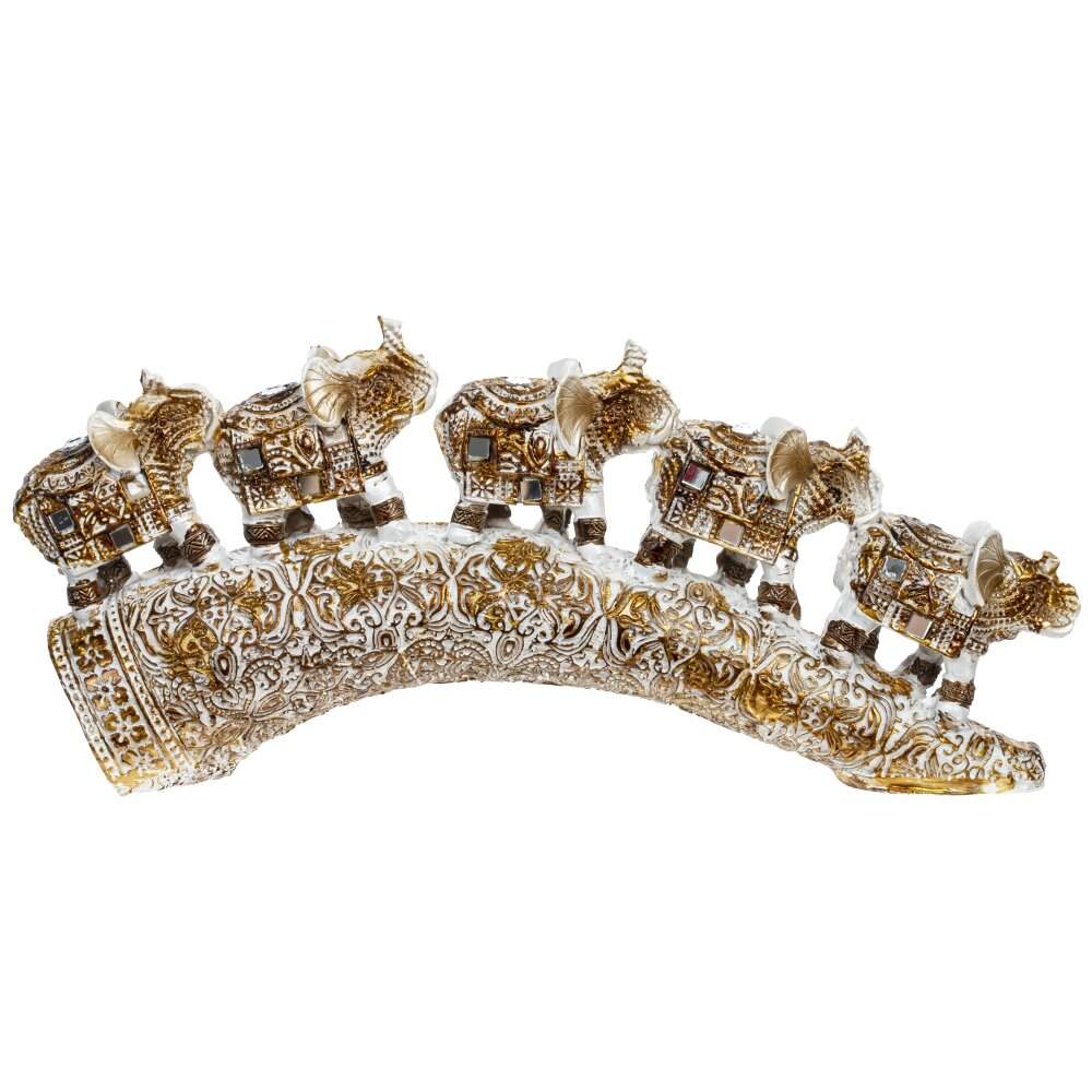 REMECO COLLECTION Фигурка 787060 Пять слонов L22 W5 H9см