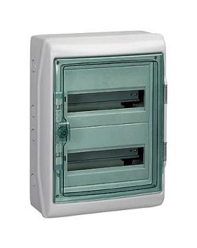 Бокс ОП Kaedra  IP65 24м  сер/прозр.  дв. 13983