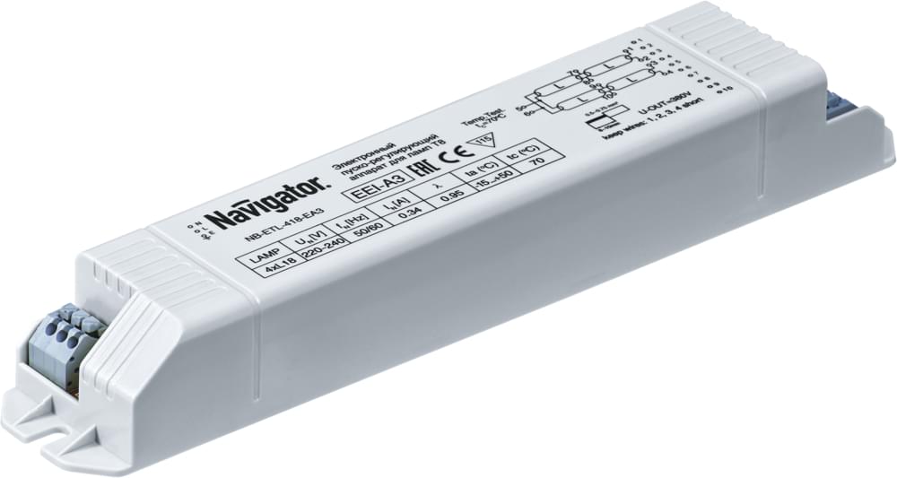 ЭПРА 94449  NB-ETL-418-EA3 Navigator  ЛЛ 4х18 встраив. 