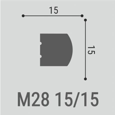 Молдинг XPS BD М 28 (15*15)/46