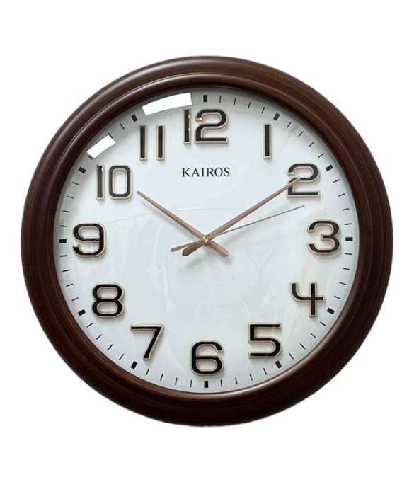 KAIROS Часы KWR401 395х395х50мм плавный ход МДФ