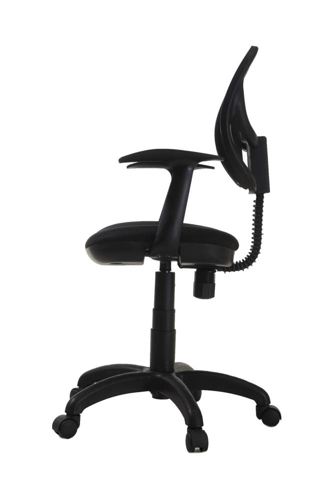 Кресло Степ (тк.мебельная ТК-1 (черный) тк.S №11 черный ПВМ PL 600 Т-подл. (Max 100 кг)