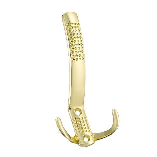 Крючок 0070  золото перфор. 3-х рожковый