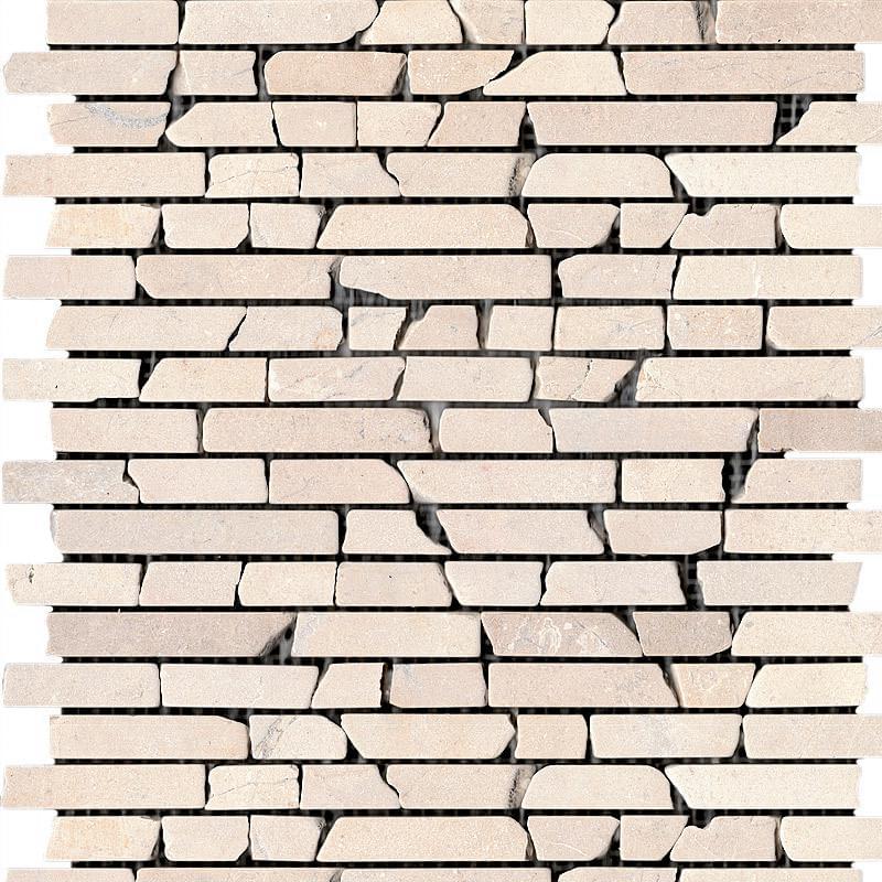 Мозаика Broken Crema Marfil (305х305х7), натур. мрамор