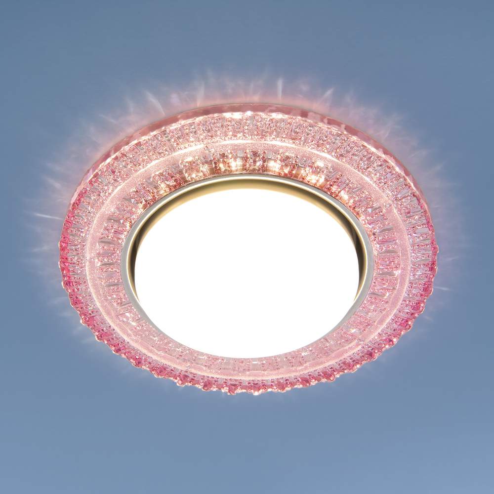 Точечный свет- 3028  GX53 PK розовый