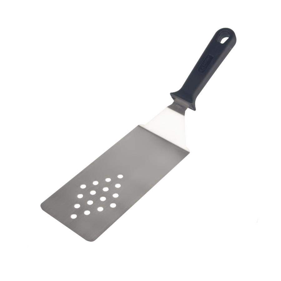 КАТУНЬ Лопатка КТ-ПФ-ЛП-02 поварская 37,5*9,5см перфориров. нерж/пласт ручка 13,3см
