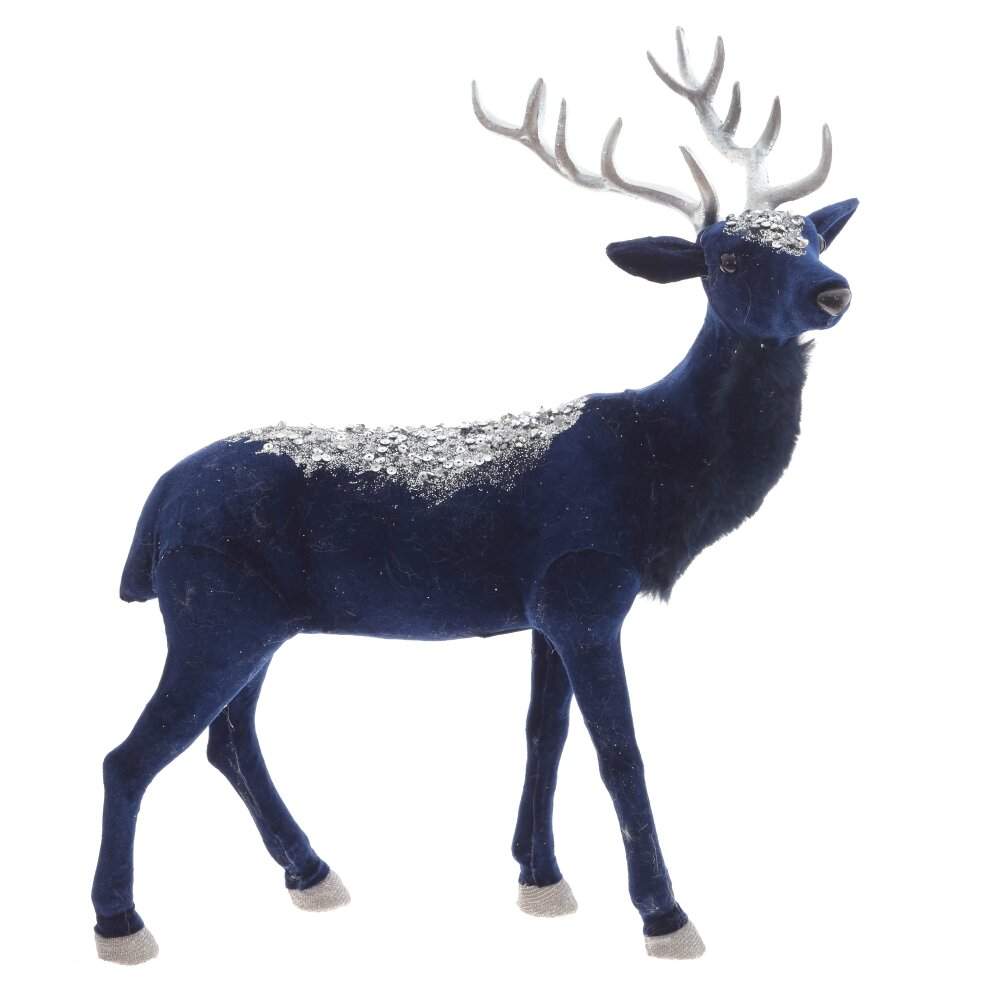 REMECO COLLECTION Фигурка 791039 Олень 34х18х41см (текстиль/полимер) 