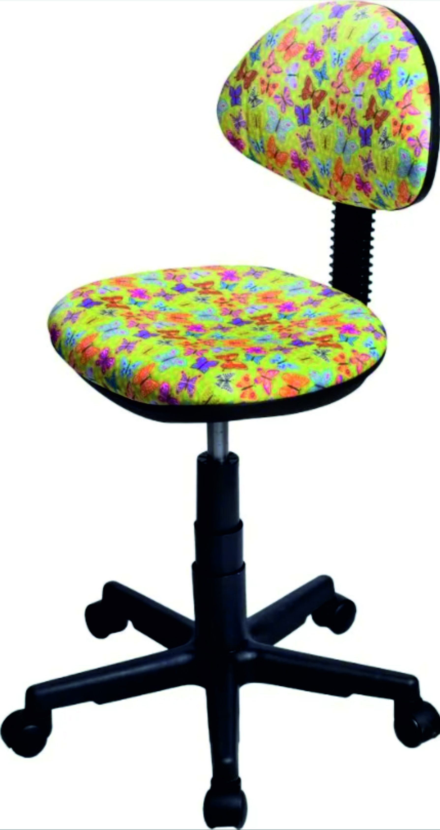 Кресло Логика (тк.KiDS №19 бабочки О, PL 540 б/подп. (Мах 80 кг)