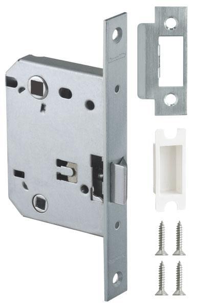 Защелка врезная Armadillo LH 720-50 SN  70мм прям  Мат.никель.Box