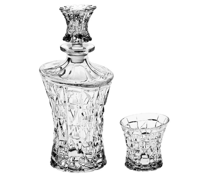 CRYSTAL BOHEMIA Набор Patriot д/виски (штоф 700мл+2стакана 200мл) 99999/9/47610/830-309 БПХ673