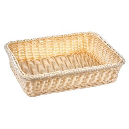 LUXSTAHL Корзинка кт255 бежевая прямоуг. 36х27х9см