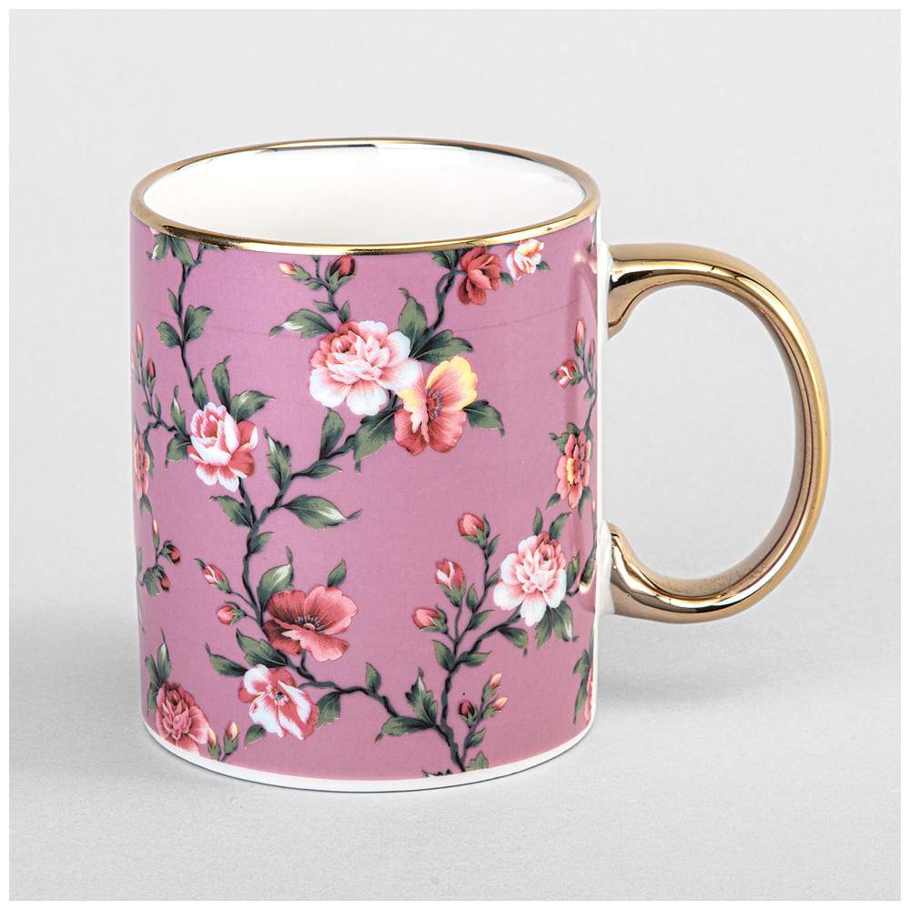 LEFARD Кружка 97-757 Flower Field Цветы розовый 340мл 