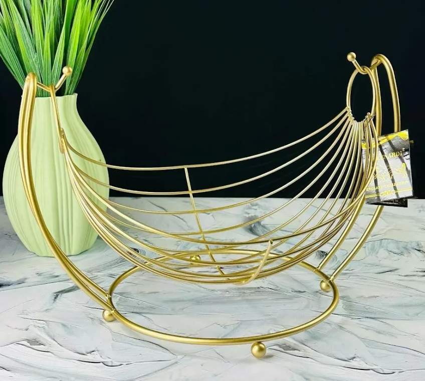 LENARDI Корзина д/фруктов 401-052 33см золото