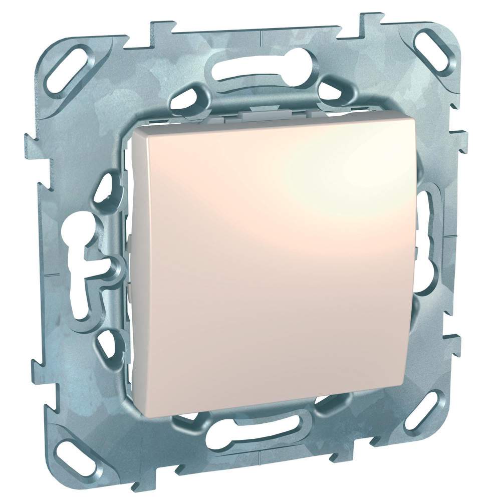 Переключатель SE Unica Беж.перекр.1-кл.(сх.7) MGU5.205.25ZD