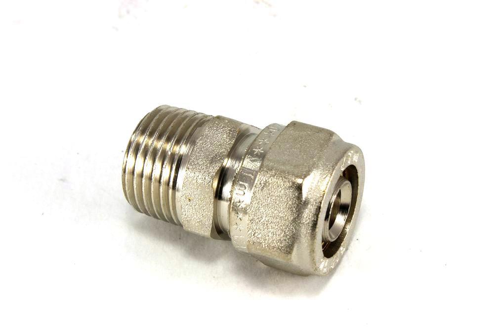 Соединитель обжим. н/р 16 х 1/2"  VTm.301.N.001604