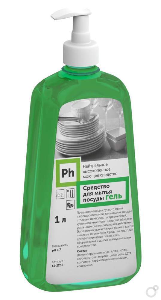 Ph Средство для мытья посуды Гель 1л. 13-2232