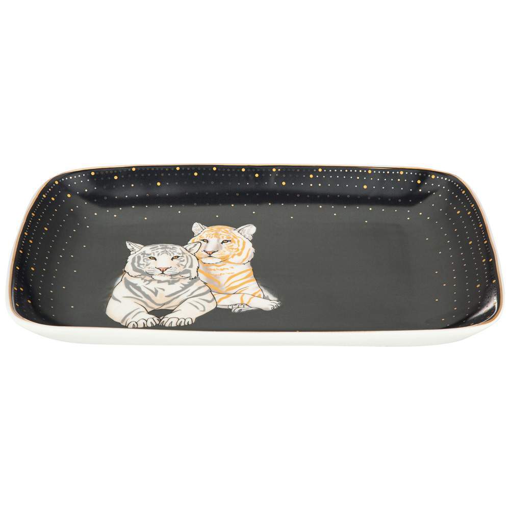 LEFARD Top Style Блюдо 133-381 прямоугольное серое 28*19*3см 