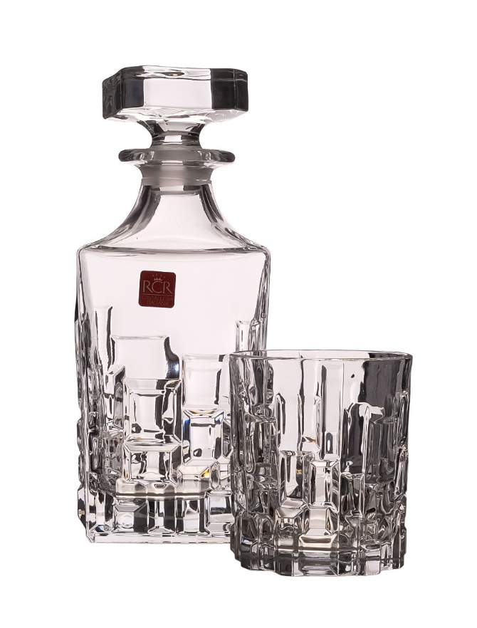 RCR Etna Набор для виски (штоф 750мл+6 стаканов 330мл) 61532