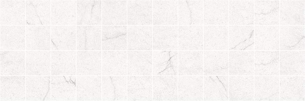 Rock Декор мозаичный белый MM11186 200х600