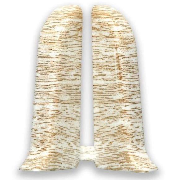 230 Заглушки торцевые (пара)  Идеал Комфорт, Дуб айсберг 55мм