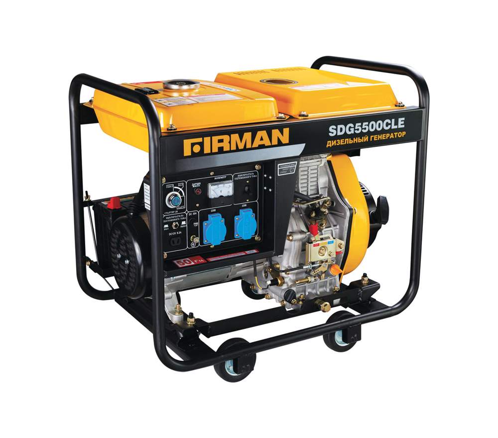 Электростанция FIRMAN SDG5500CLE  диз. 4,8/5кВт