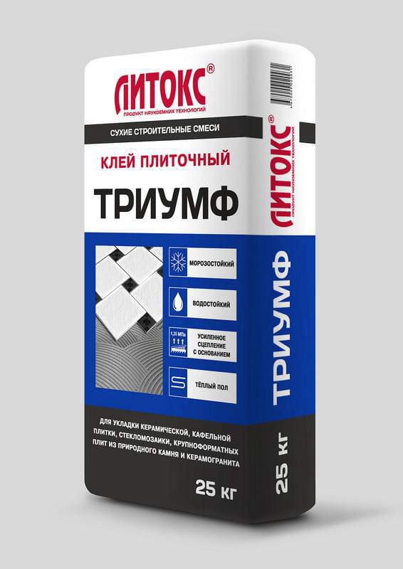 Клей плиточный Литокс ТРИУМФ  25кг/56