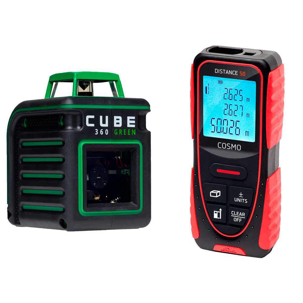 Лазерный уровень ADA CUBE 360 GREEN Basic Edition