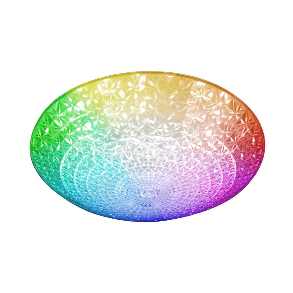 Свет-к MAYSUN  AKRILIKA RGB R-388-CLEAR/WHITE-220V-IP20/2019 36W  управляемый  светод.  