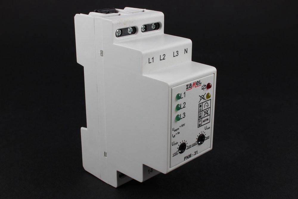 Реле напряжения 3Ф 16А рег. 170/290VAC  PNM-31 Zamel