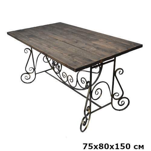Стол №1292  садовый h-75*80*150см