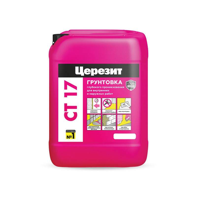 Грунтовка Ceresit СТ-17 PRO  глуб.проник.  5л  2636688