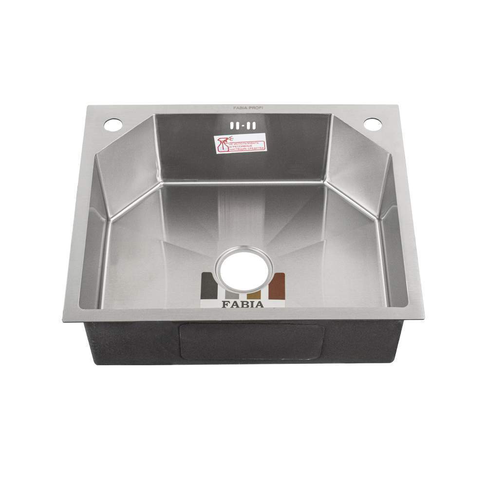 Мойка FABIA  PROFI врезная 60х50cм  3,0х0,8мм гл.200мм  60503LR