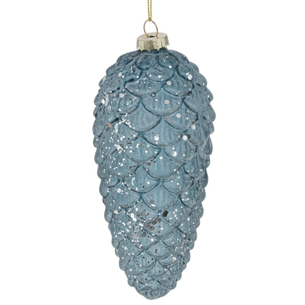 REMECO COLLECTION Игрушка елочная Шишка 793022 стекло 7х7х17см