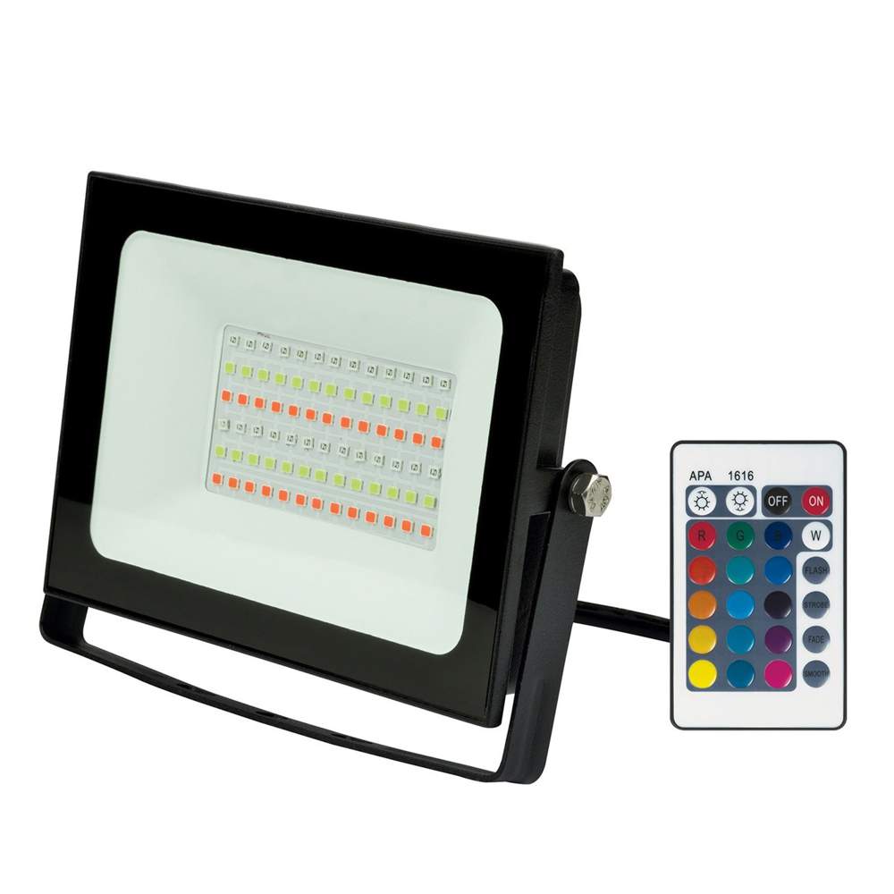 Прожектор Uniel  ULF-F60-30W/RGB  IP65 200-240В BLACK  UL-00007122