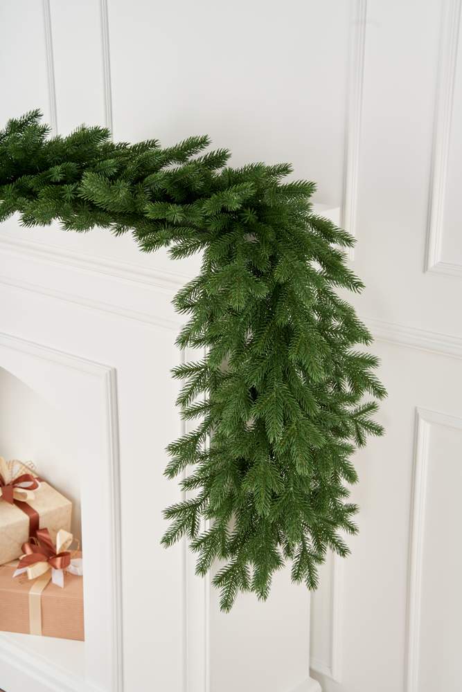 MAX CHRISTMAS Гирлянда рождественская Версальская 150*35см 100% литые веточки ГВР 35