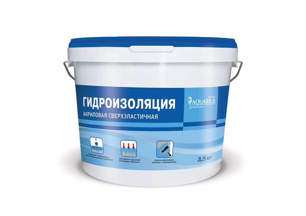 Гидроизоляция  ELASTPLUS "AQUARIUS"  3,5кг
