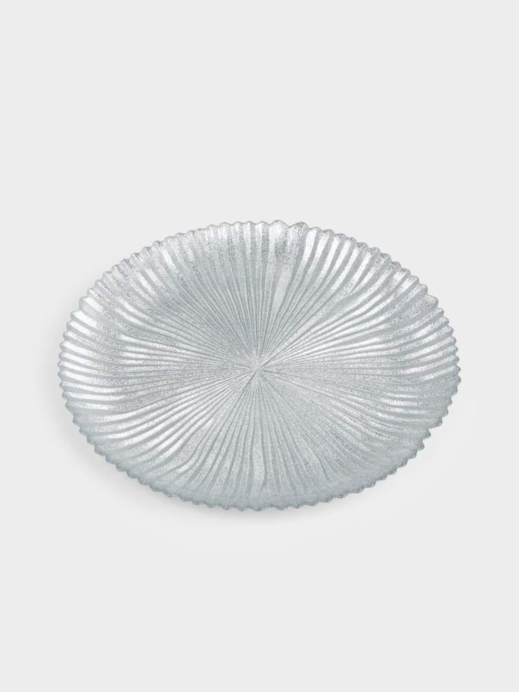 ANNA LAFARG Avila серебро Тарелка обеденная 28см стекло ANLAF-2161-1909038