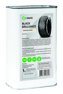 Grass Полироль-чернитель шин  Black Brilliance Silicone 1кг  125100