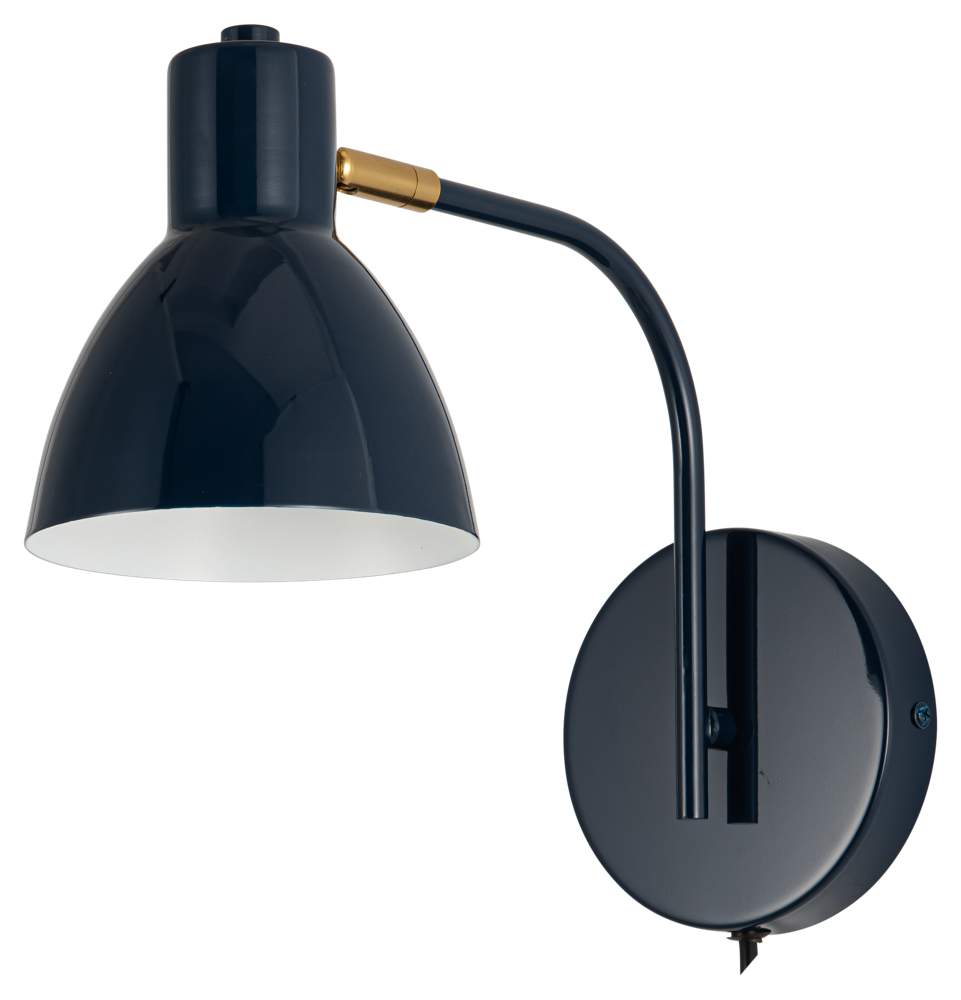 Бра B-1122 АУДА  темно-синий + белый 1*60Вт  Е27 220В