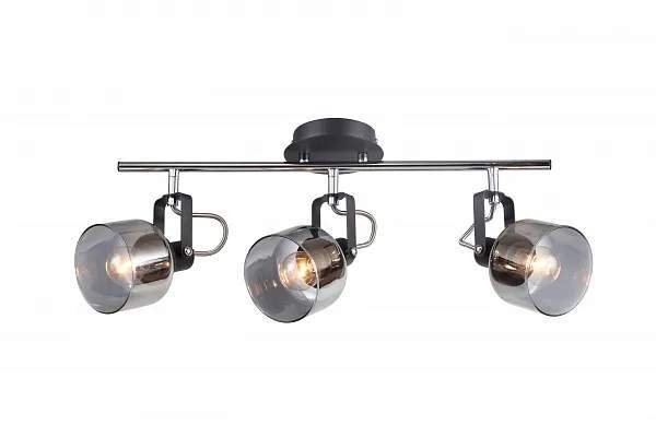 LV 9324/3 Св-к потол. Приор Черный/хром Е14 40W Linvel