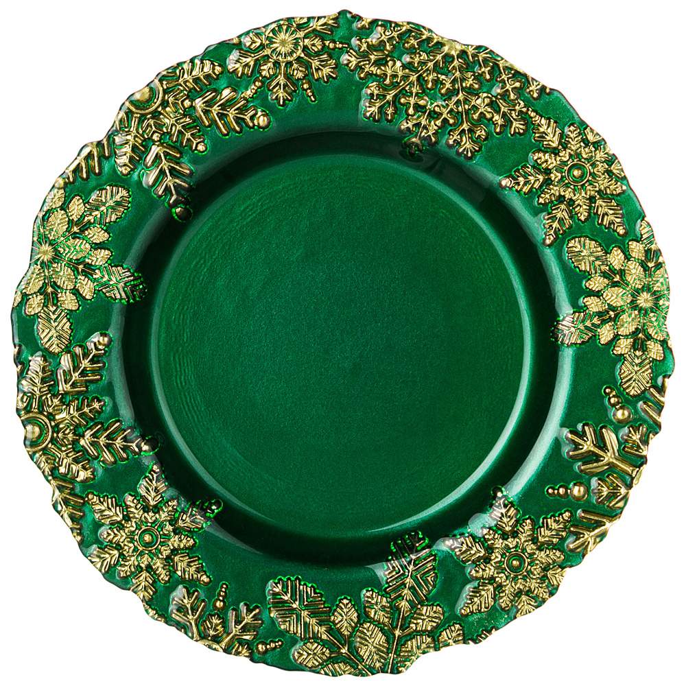 BRONCO Celebration Green Тарелка 336-169 десертная d22см 