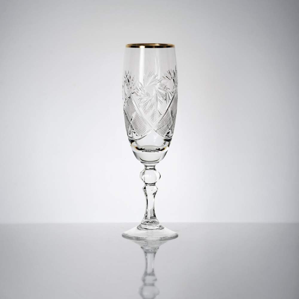 НЕМАН 1000/1 золото Набор 6701/200гр бокалы д/шампанского 6шт Мельница