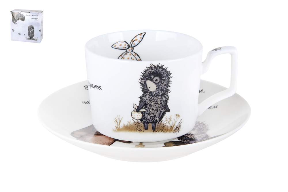 КОРАЛЛ Ежик в тумане Пара чайная 220мл 261663/NB209JCCS